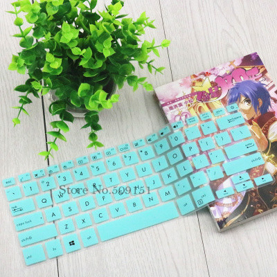 For ASUS ZenBook Pro 14 UX480 UX480FD UX450FD Notebook PC Laptop Keyboard Cover Protector 14 inch (US Layout): Sky Blue