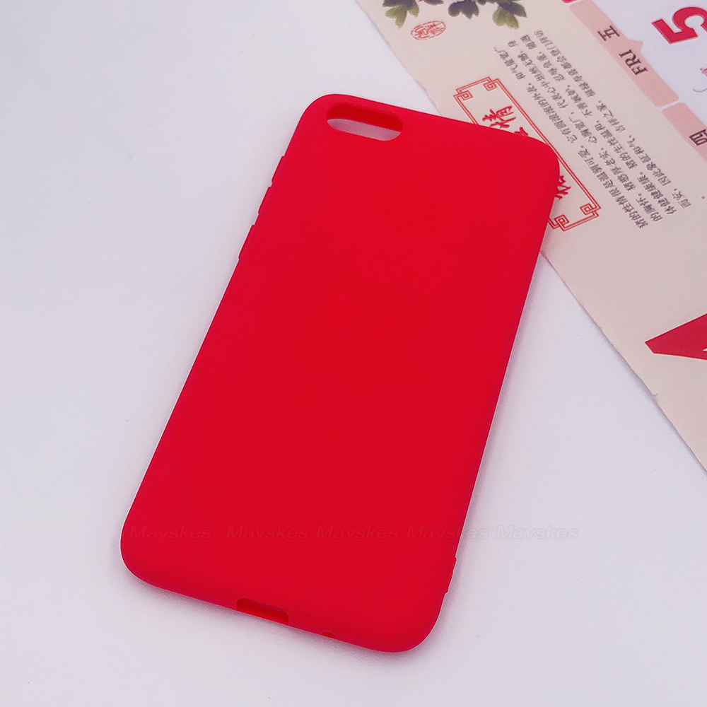 Honor 7A Gevallen op voor Huawei honor 7A DUA L22 case 5.45 inch Soft TPU Back Cover Voor Huawei honor 7A Russische Versie Case Coque: Rood