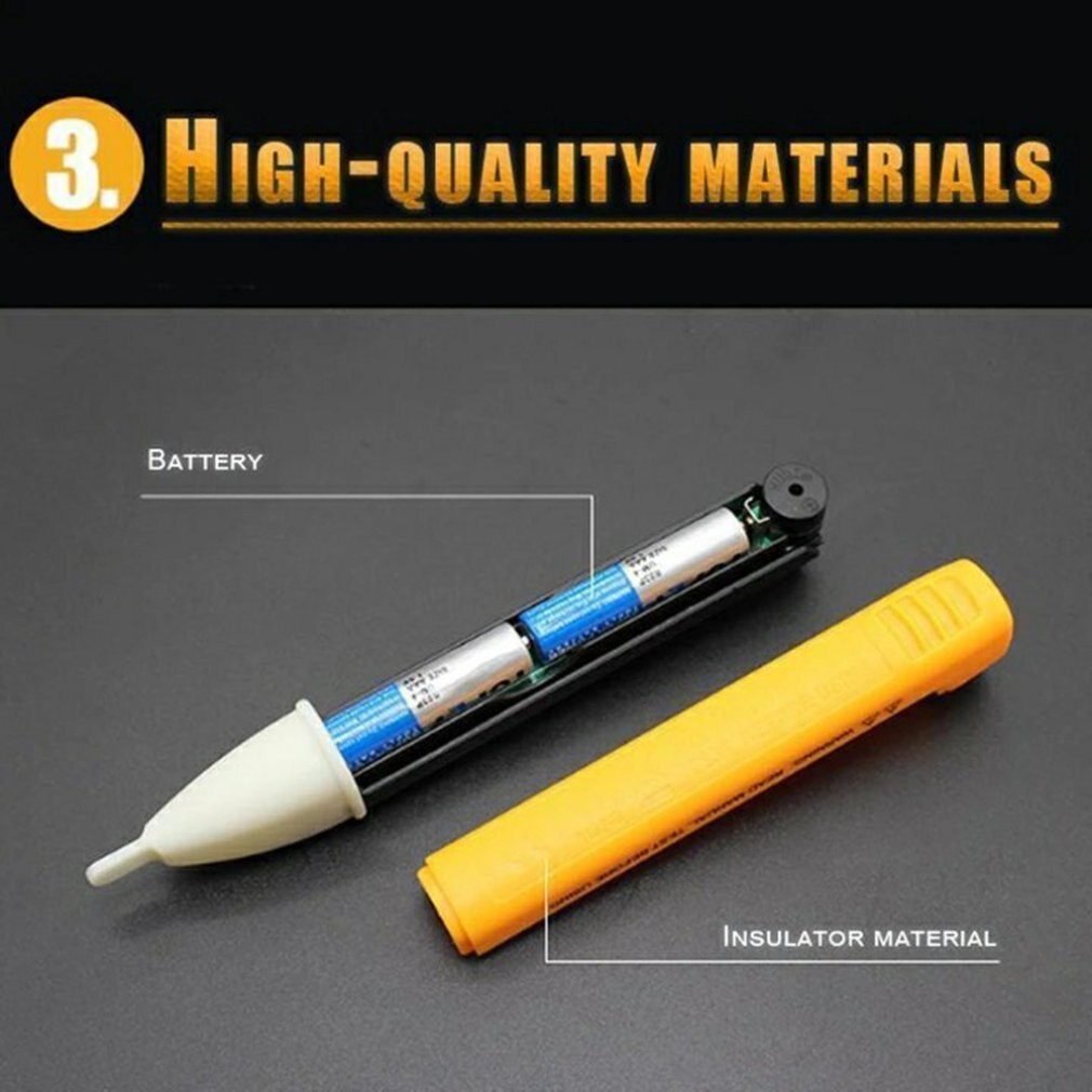 Proskit Digital Sensing Non-Contact Electroscope Voltage Indicator Voltmeter Voltage Tester Voltage Detector Pen
