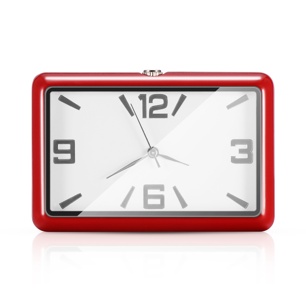 Auto Mode Horloge Automobiel Quartz Klok Horloge Auto Decoratie Ornamenten Voertuig: red