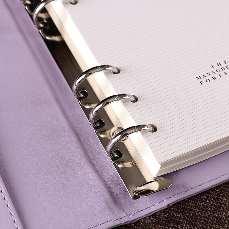 A5 Weekly Monthly Planner Diary Classic Loose-Leaf-Ring-Binder Notebook Cover