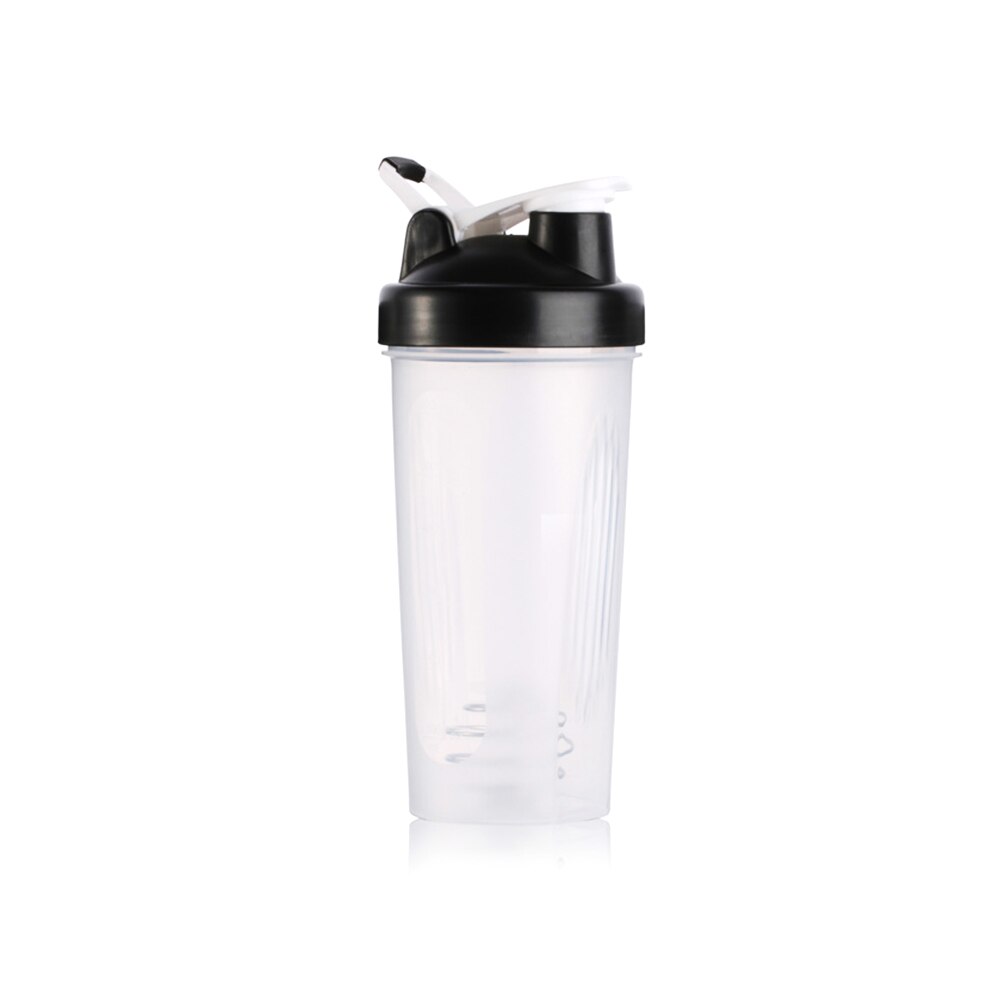 Shaker flaske valleproteinpulver blandingsflaske sports ernæring protein shaker fitness vandflaske: Multi