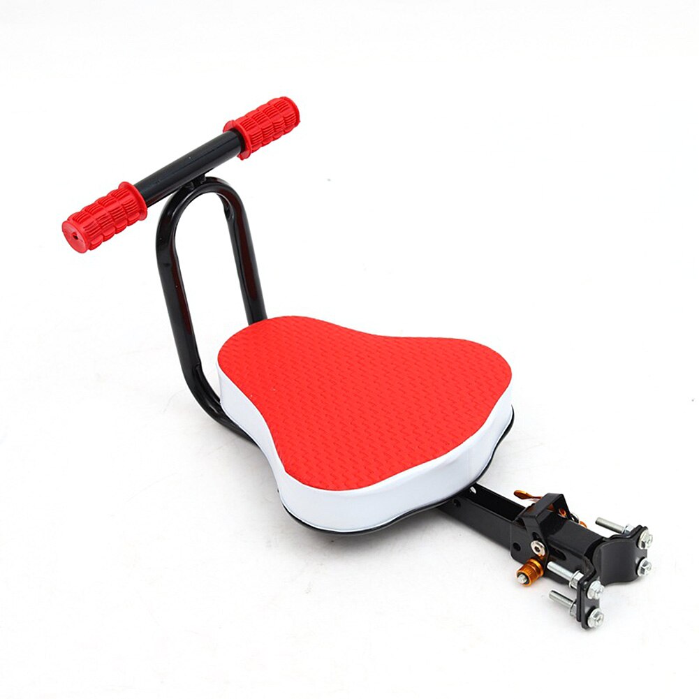 Aftagelig cykelsadel barnets bagsæde til cykelsikkerhed bagsæde med håndtag armlæn fodstøtte pedal baby cykel rammesæde: F