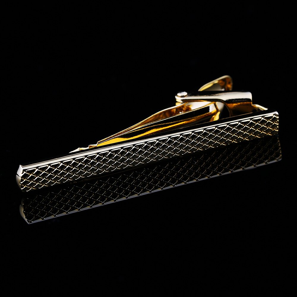Kflk qualidade abotoaduras stickpin presente gravata pino masculino ouro frisado fio laço clip abotoaduras stickpin 2018novos produtos convidados