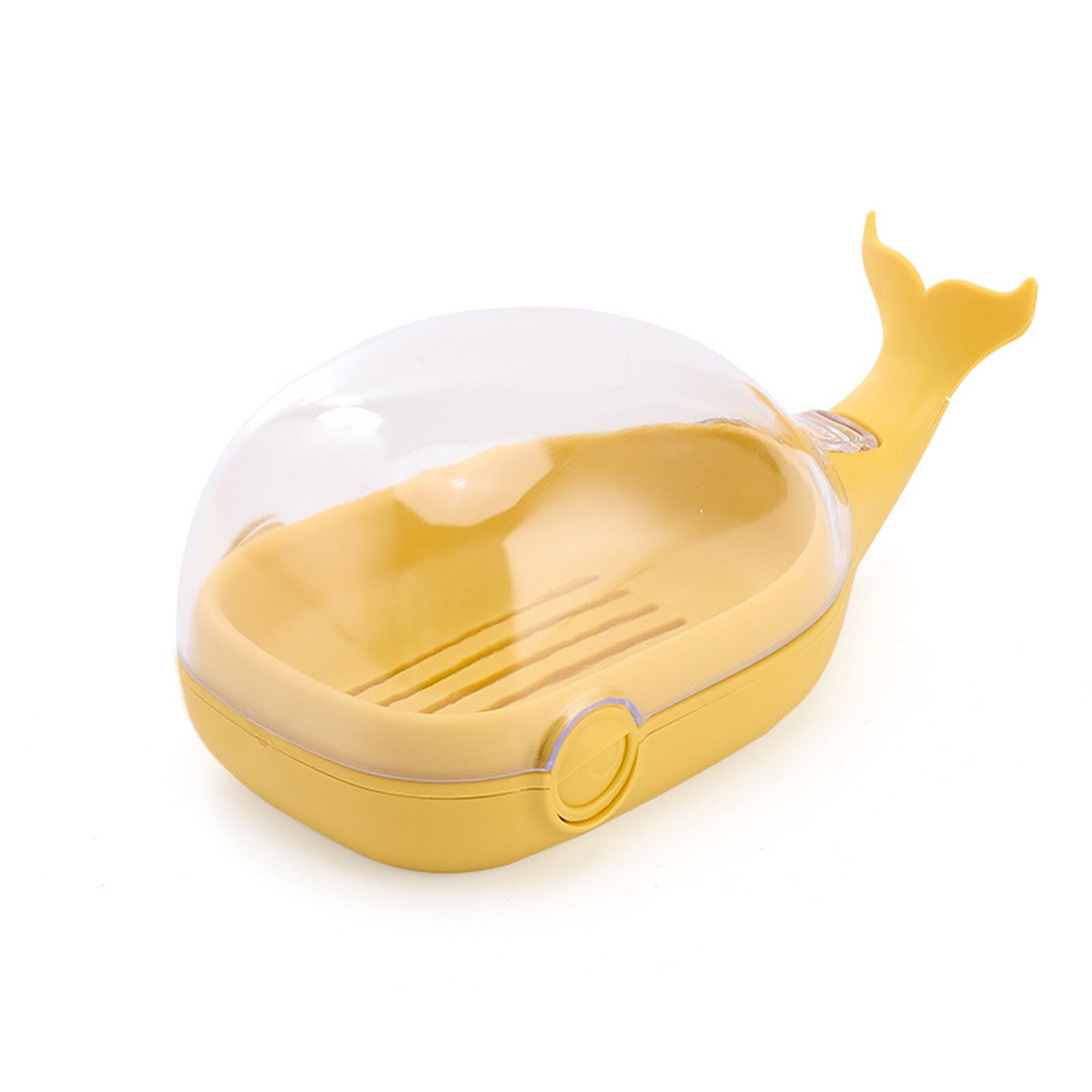 Fish Shaped Soap Dish With Lids Soap Holder Drain Rack For Bathing Shower Plastic Soap Storage Box Bathroom Accessories: E