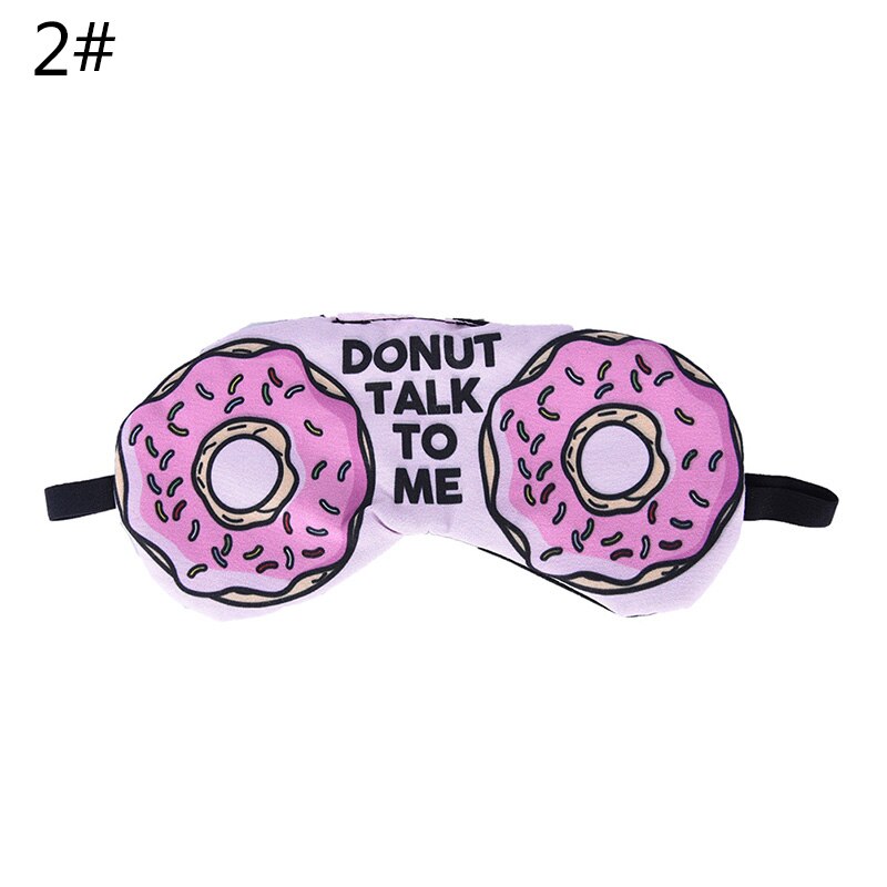 1Pcs Soft 3D Sleep Mask Natural Sleeping Eye Mask Eyeshade Cover Shade Eye Patch Women Men Portable Blindfold Travel Eyepatch: 2