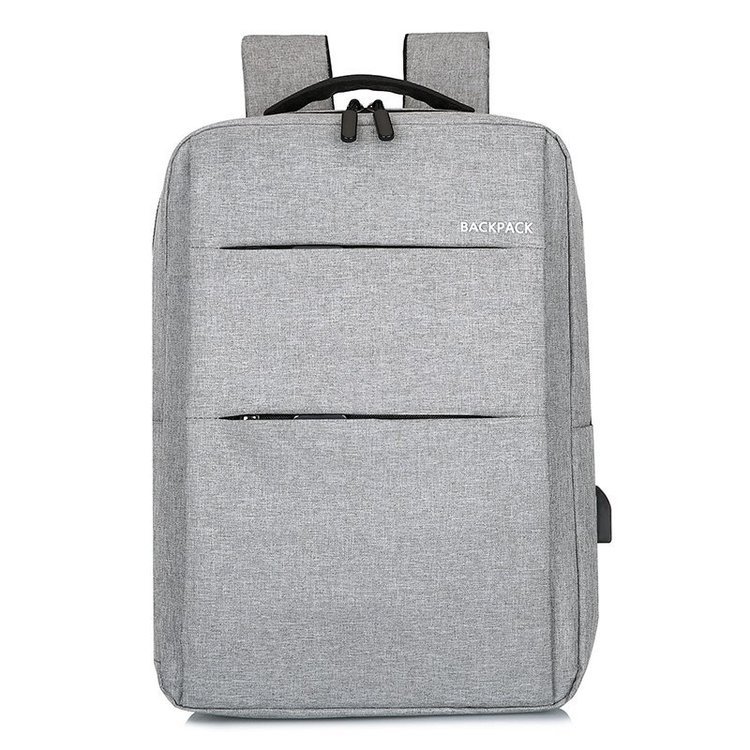 Männer Computer Rucksack USB Aufladen Rucksack Business Casual Reise Rucksack Laptop Tasche Student Schule Tasche Leinwand Rucksäcke Männer: double zip USB 04