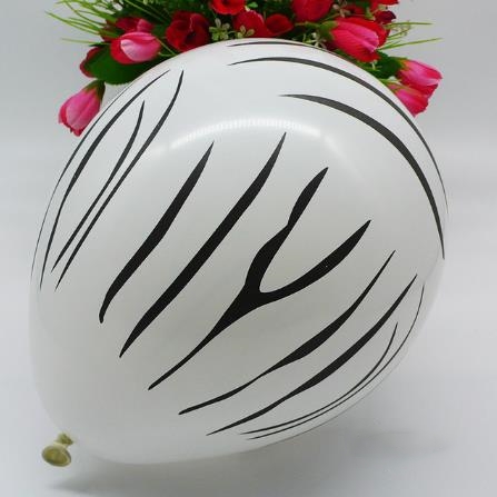 50/100 Stuks Verjaardag Animal Latex Ballon Tijger Zebra Hond Safari Jungle Party Ballon Verjaardag Party Decor Kids Verjaardag speelgoed Bal: B / 50PCS