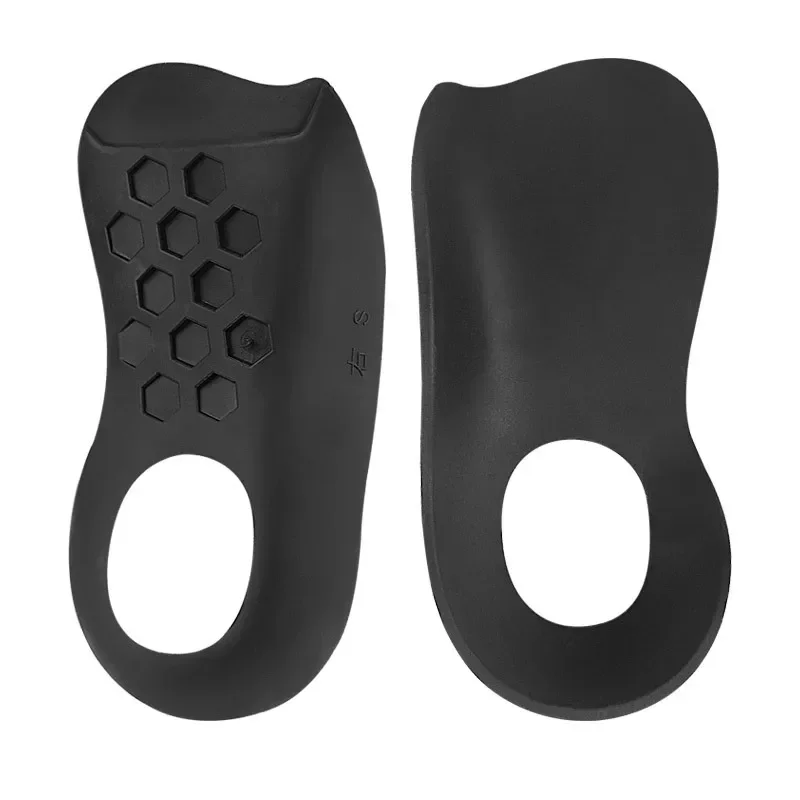 Platte Voet O-vormige Benen Binnenzool Voor Schoenen Correctie Steunzool Fasciitis Plantaris Orthopedische Inlegzolen Mannen/Vrouwen Voetverzorging Insert: Black / 0