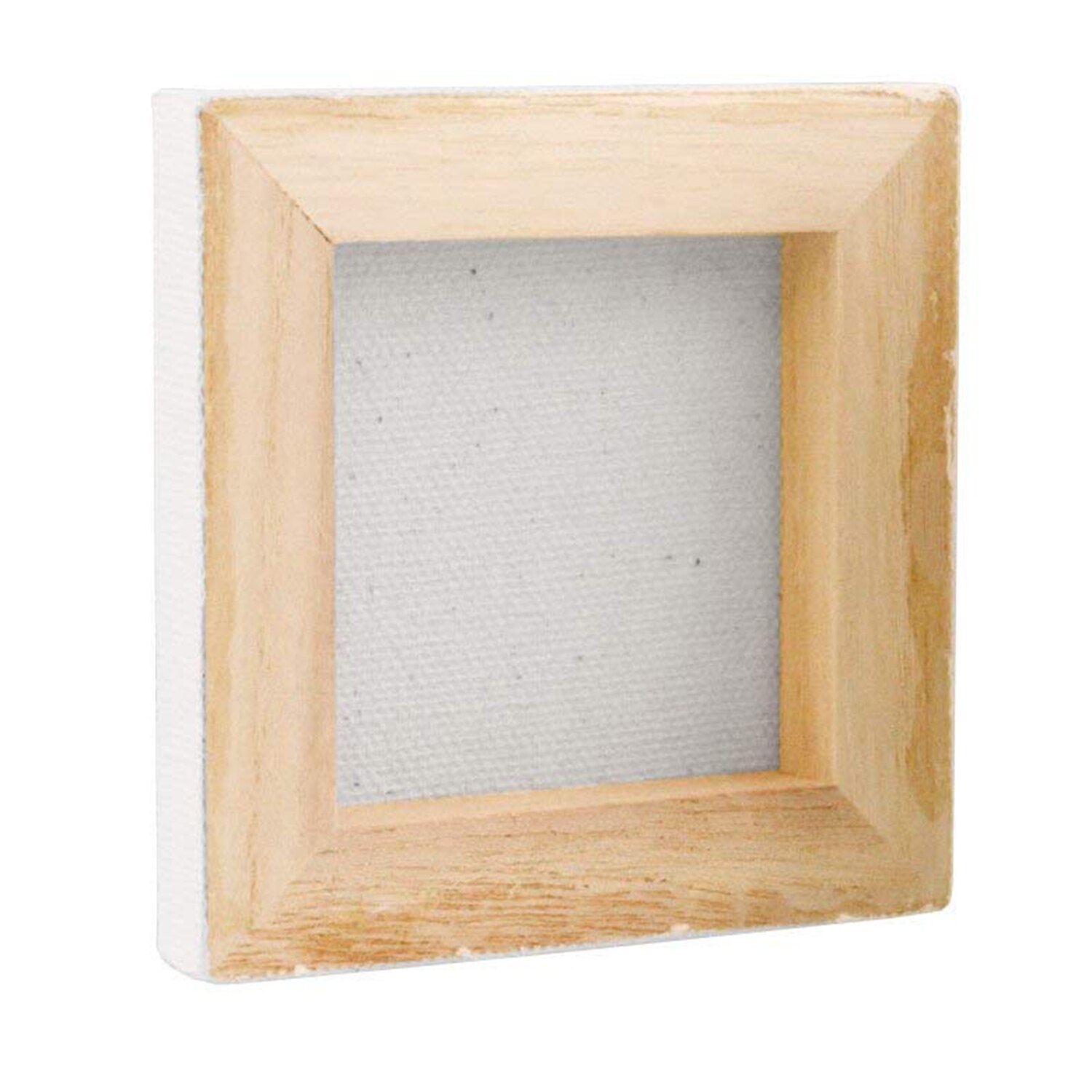 Nouveaux artistes Mini toile 3 pouces x 3 pouces et Mini chevalet 5 pouces, peinture, dessin artisanal, ensemble contient: 12 Mini toiles et 12 Mi