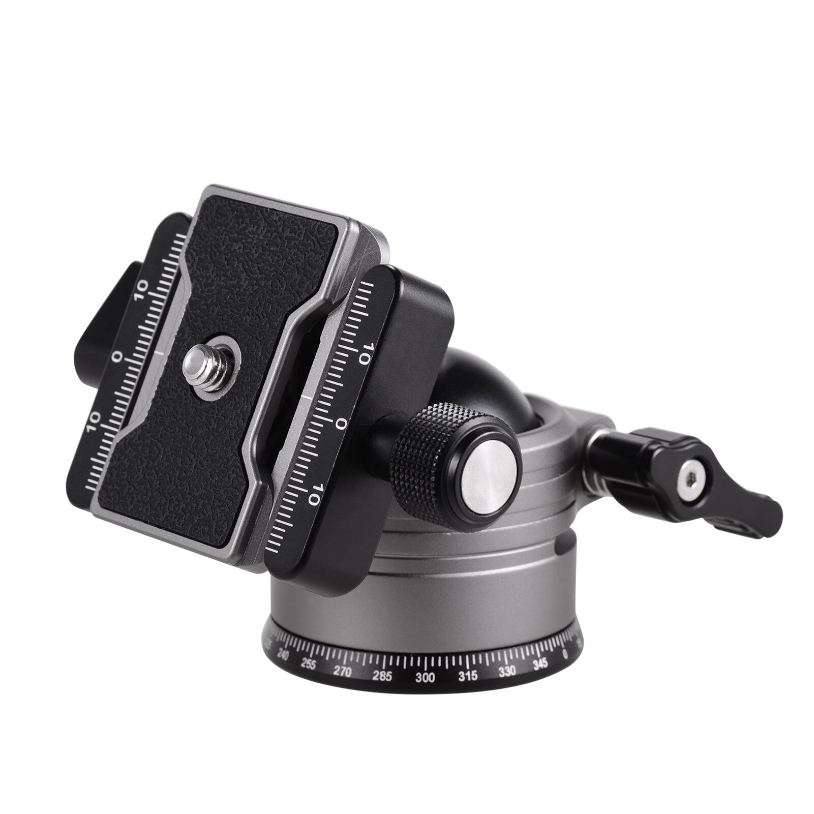 Cnc Dual Panoramisch Balhoofd Lage Zwaartepunt Enkel U Notch Met 1/4 Inch Schroef Mount Voor Dslr ildc Camera Statieven