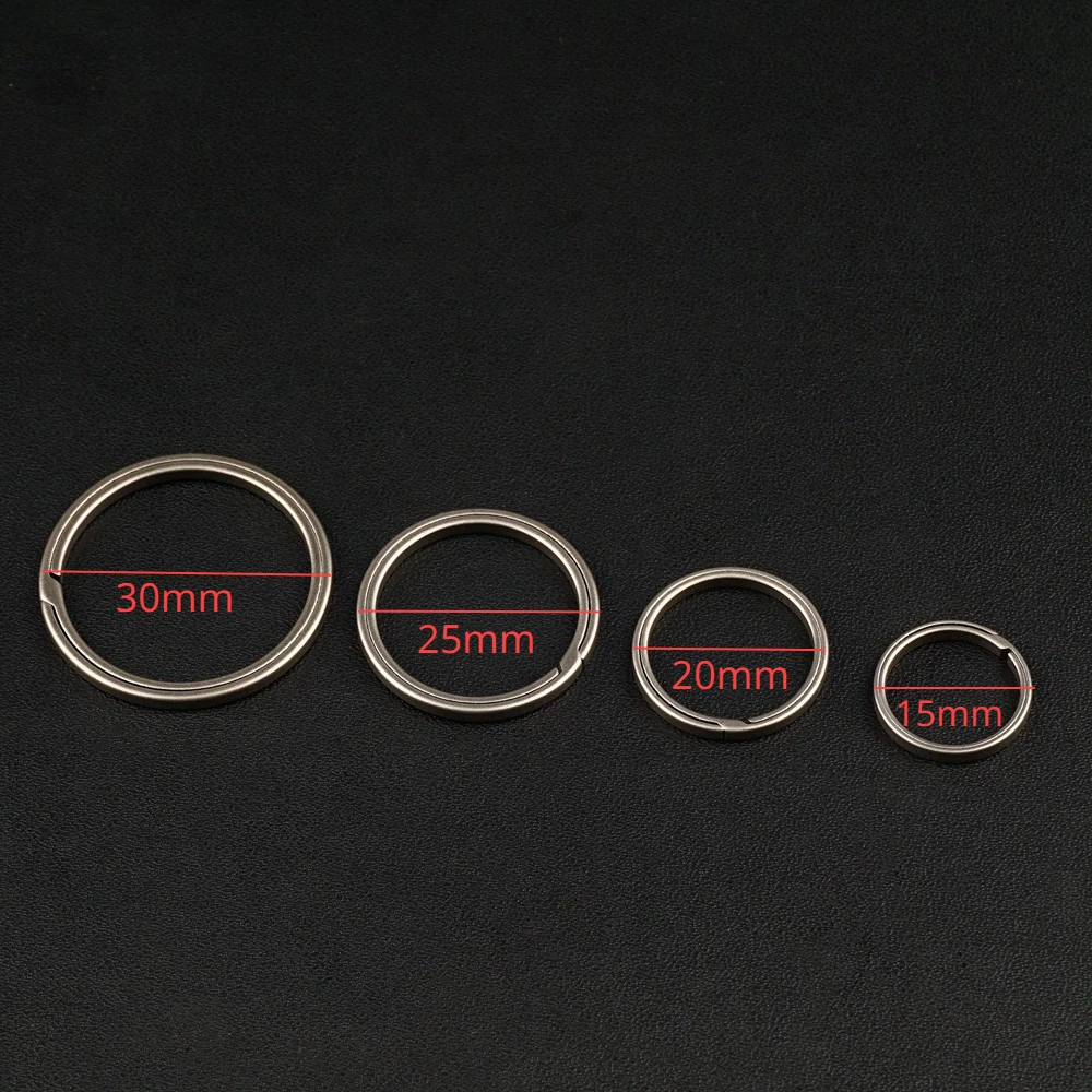 Titanium Alloy Key Rings Durable Elastic Metal Multi-purpose Key Ring Adult Keychain Accessories