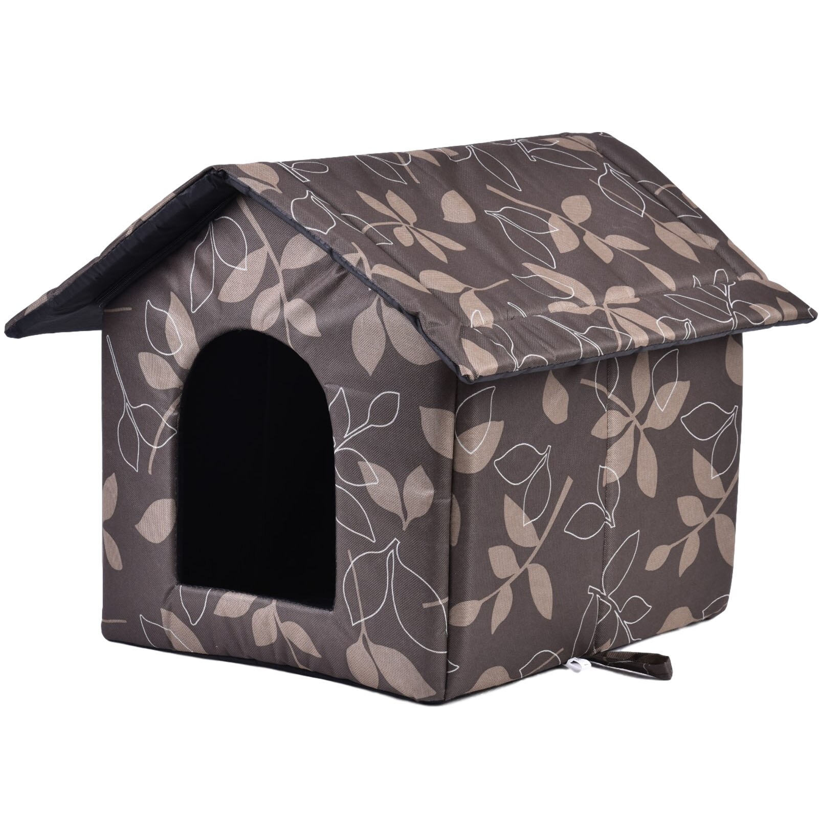 Casa para perro y gato impermeable para exteriores, productos para mascotas a prueba de viento, refugio cálido para perros y gatos