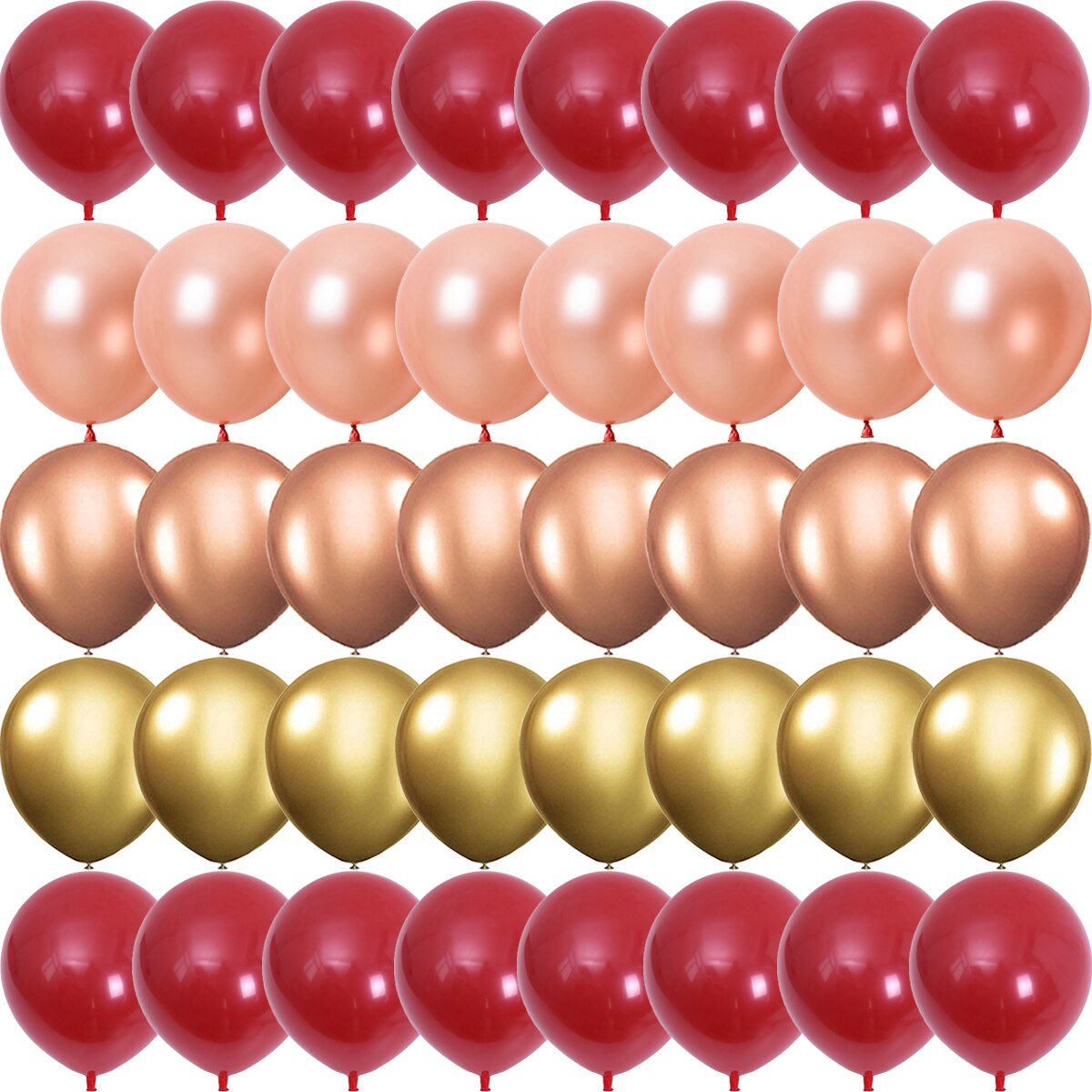 40/20Stck 10 zoll Granatapfel verrotten Konfetti Latex Luftballons Hochzeit Globos Geburtstag Baby dusche Haus Neue jahr Party dekorationen: 40PCSD