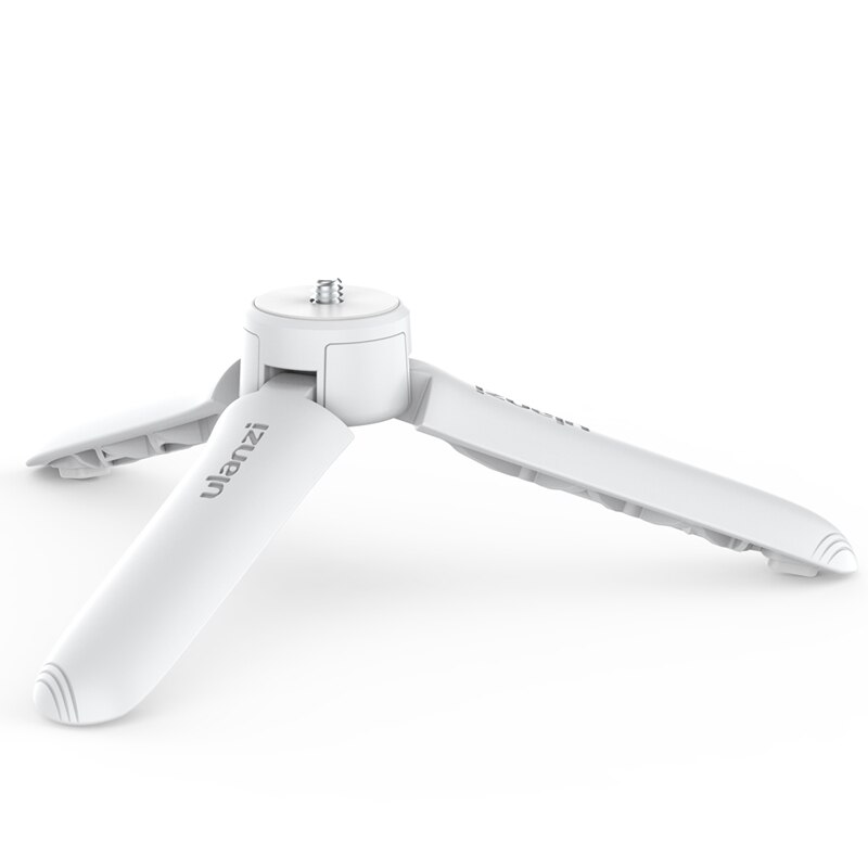 Ulanzi MT-10 Vlog Lichtgewicht Mini Statief 1/4 ''Gimbal Stablizer Accessoire Universele Voor Dji Osmo Mobiele 2 3 4 Dslr smartphone: White
