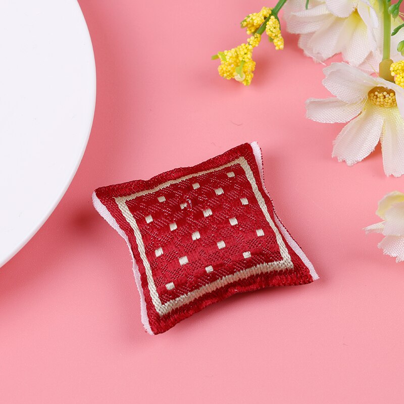 1:12 Miniature Doll House Mini Cute Sofa or Pillows For Dolls Children Simulation Dollhouse Furniture Toys: 11