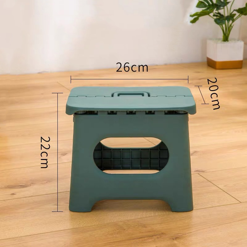 Outdoor Furniture Retractable Stool Chairs Portable Stool Lounge Folding Chair Camping Stool Foldable Convenient Fishing Chair: GREEN