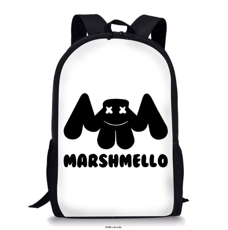 Kid Boys Girls School Bag Mochila Infantil DJ Marshmello Backpack 3D Prints Waterproof with Crewmate Christmas On Sell: 4