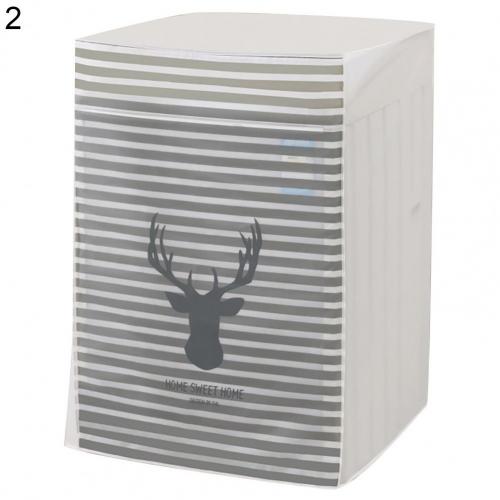 Washing Machine Cover Foldable Tear-Resistant Waterproof Case Lightweight Sunscreen Anti-Rust Refridge Protector