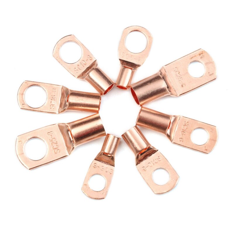 60 pçs sortimento carro automóvel anel de cobre terminal fio crimp conector desencapado cabo terminais de bateria conectores soldados SC6-25Kit
