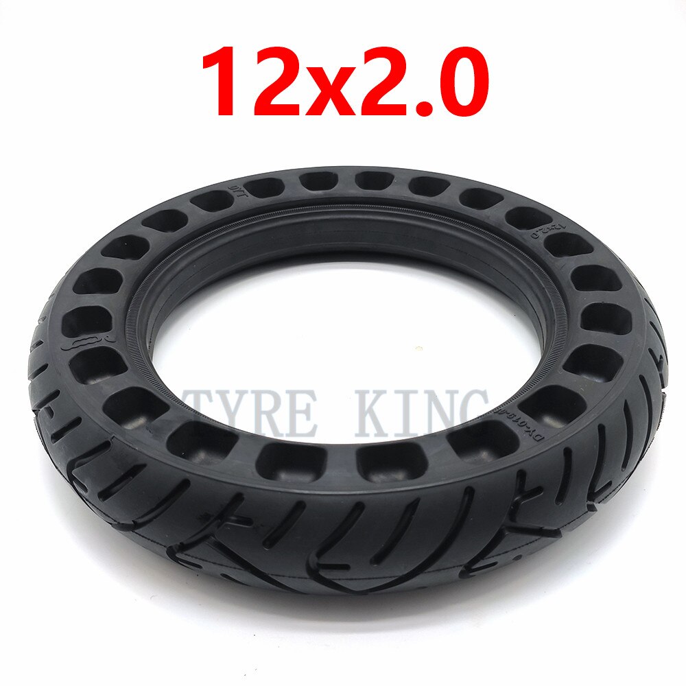 12 Inch Non-inflatable Tubeless Solid Tyre Wheel 12x2.0 12x2.125 for Many Gas Scooter E-bike Hoverboard Self Balancing Parts