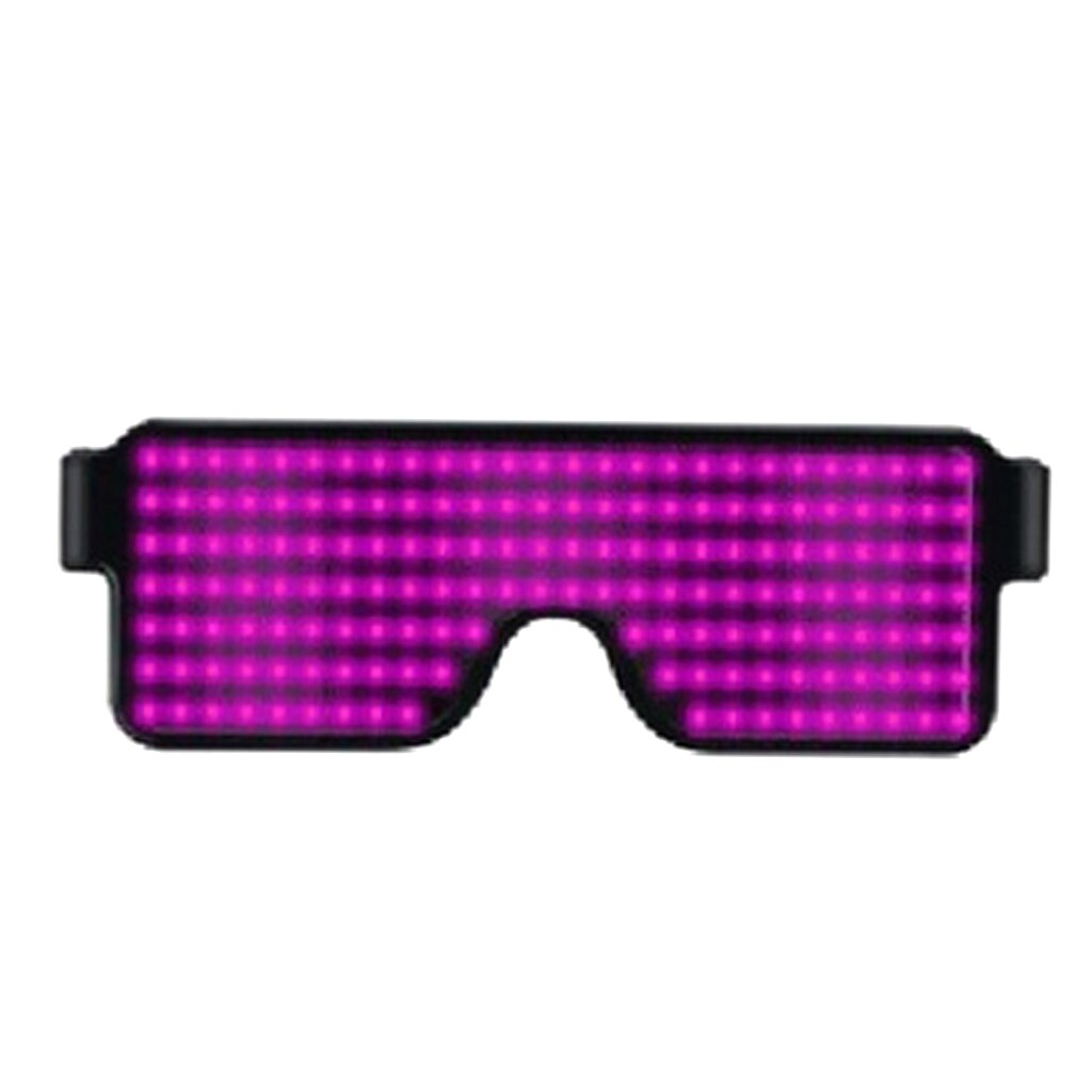 Led-lasit raveille, festivaaleille, hauskanpitoon, juhliin, urheiluun, puvuihin, edm:iin, vilkkumiseen