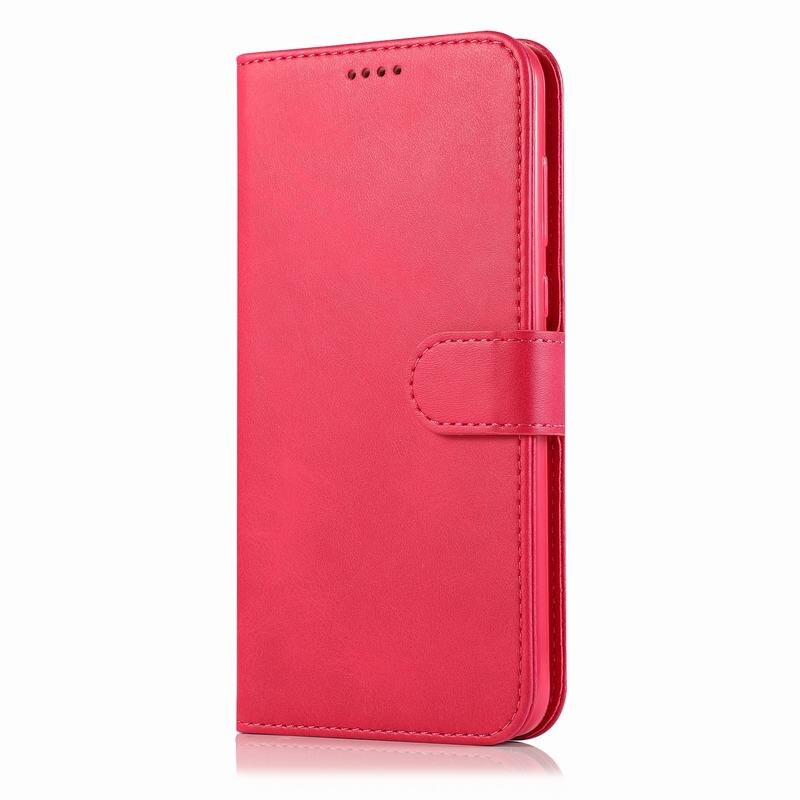 Für Samsung Galaxis J7 Profi J730 Abdeckung fallen Luxus Magnetischen kippen Jahrgang Brieftasche Leder Telefon Fälle Für Samsung J 7 etui: J7 2017(EU Ausführung) / Rose rot