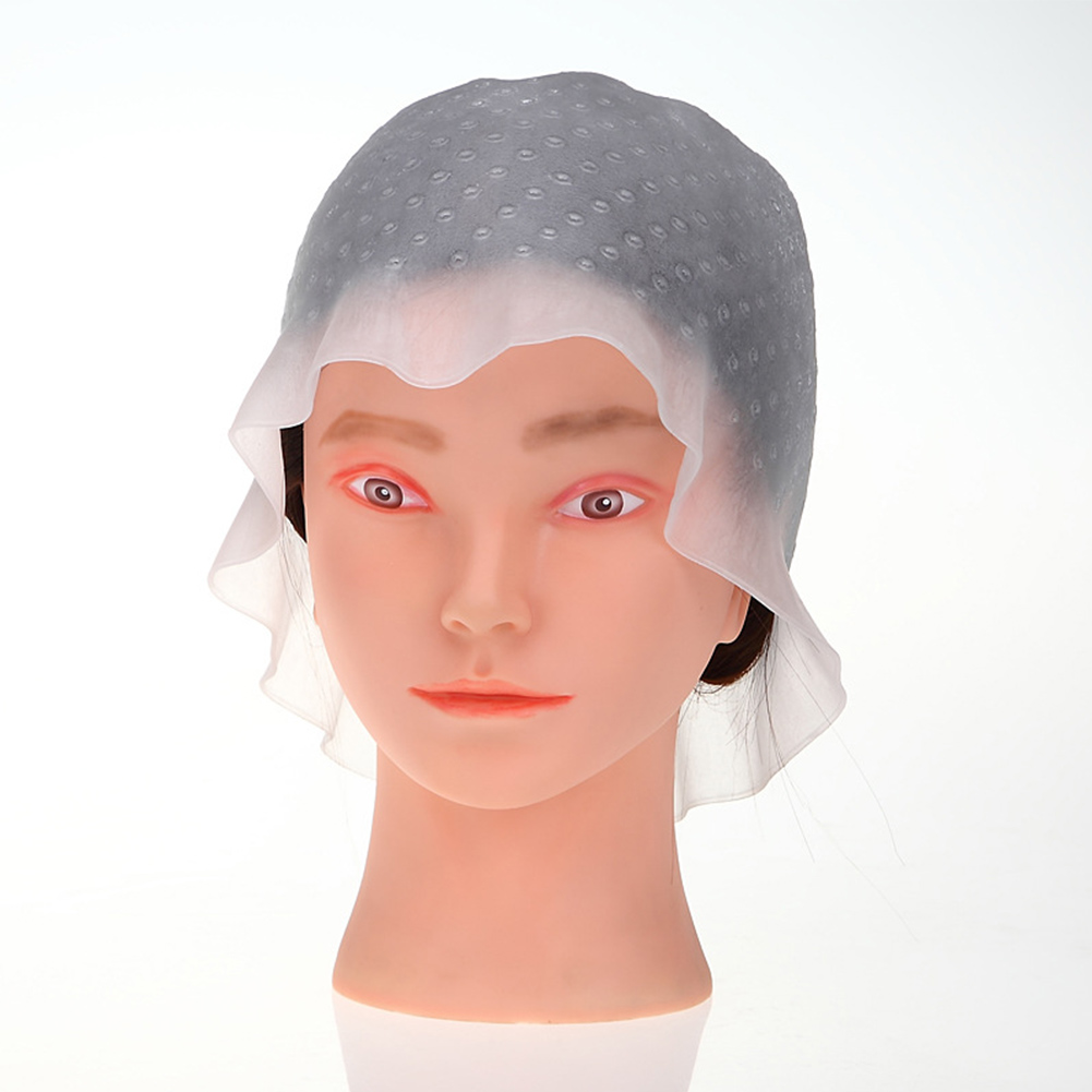 Dye Cap Reusable Silicone Salon Hair Coloring Highlighting Dye Cap With Frosting Tipping Hair Color Styling Tools