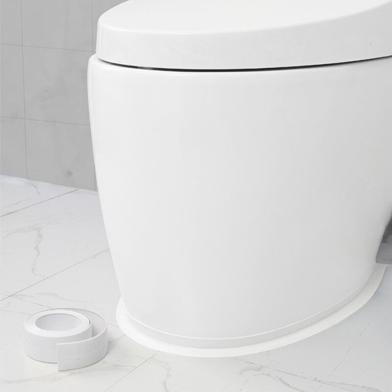 Tapeter pvc crack tape til badeværelse og køkken anti-mug vandtæt forsegling vask tape tapet kant selvklæbende tape