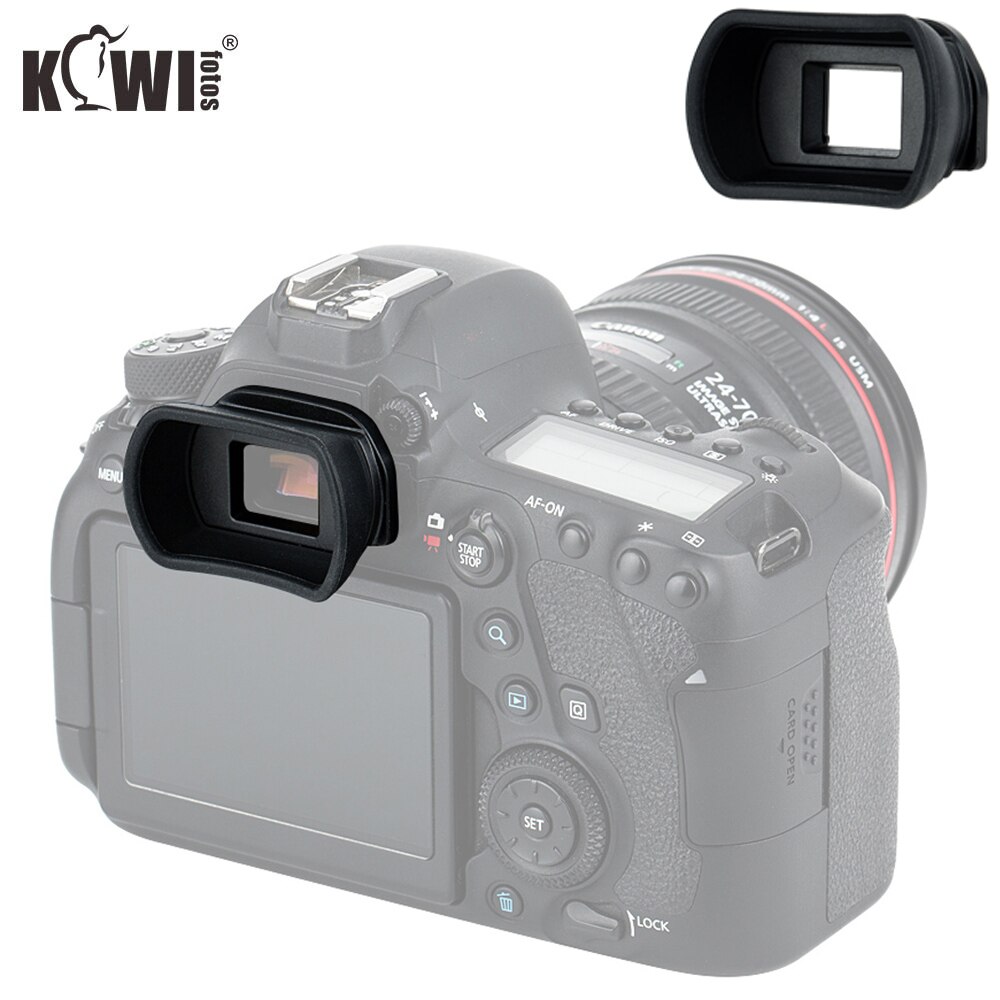 Camera Oogschelp Zoeker Oculair Voor Canon Eos 5D Mark Ii 6D Mark Ii 90D 80D 70D 60D 60Da 77D 800D 760D Vervangt Canon Eb Ef