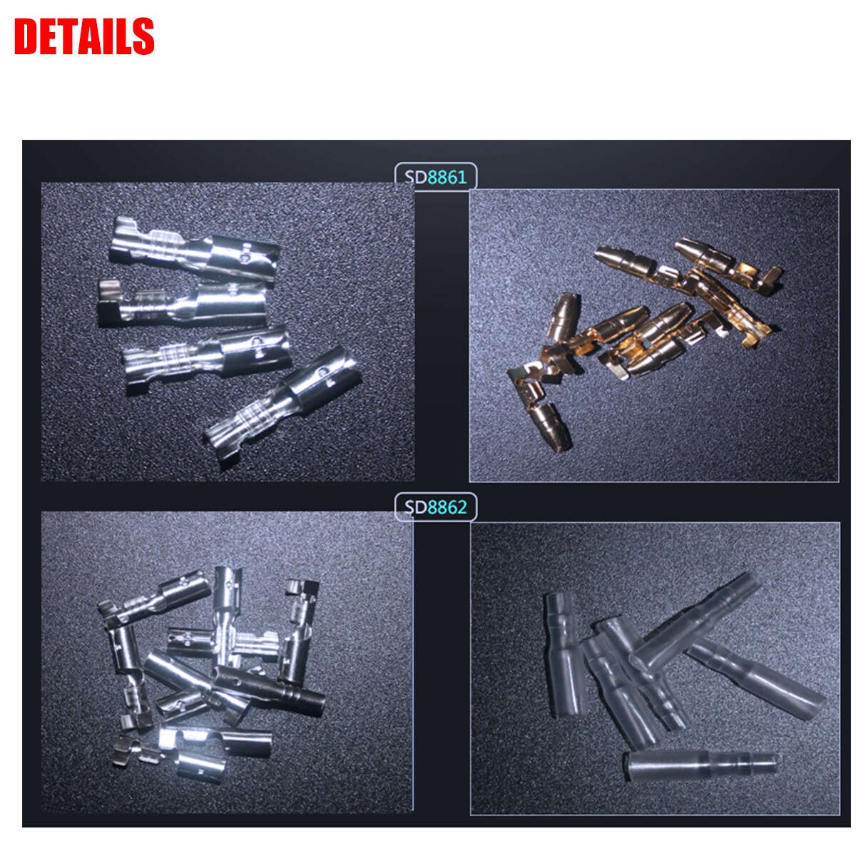 400 pièces prise ronde prise circulaire 4mm prise électrique fil pelle connecteur moto voiture moto camion réparation accessoires