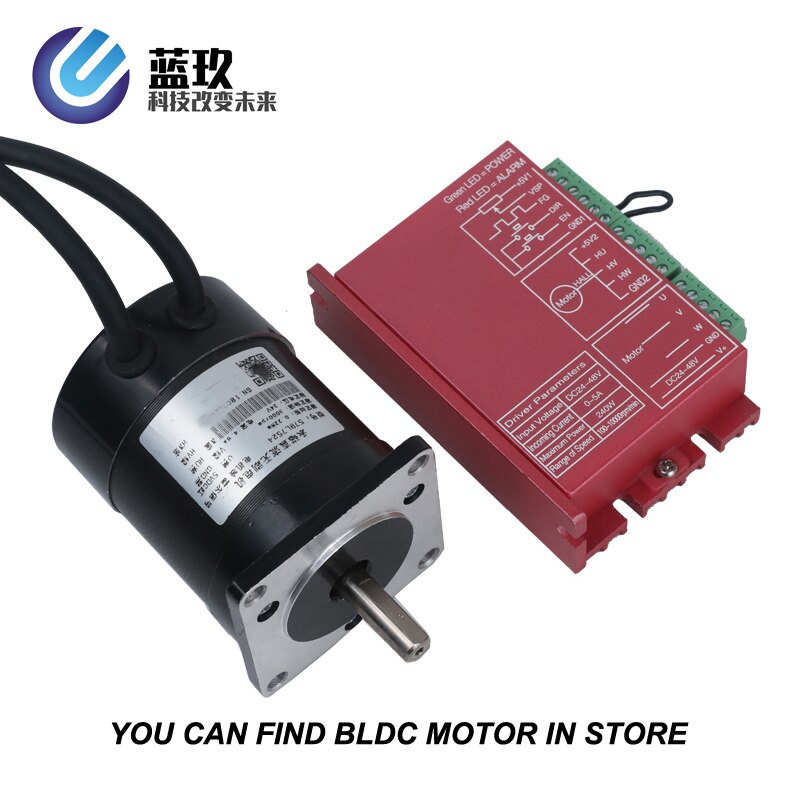 LKBL4805F 24V-48V 5A Brushless DC Motor Driver square ware 24V 180W BLDC Controller open loop with hall sensor speed direction