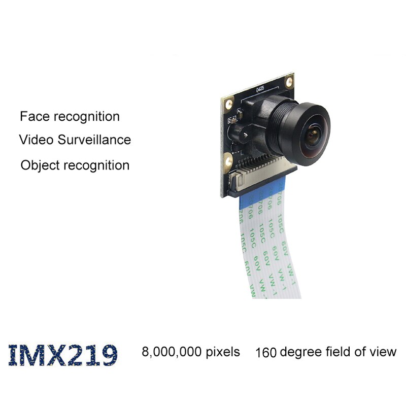 8MP Modulo Della Macchina Fotografica IMX219 per Jetson Nano 160 Gradi FOV 3280x2464 Fotocamera con 15 cm Cavo Flessibile Piatto