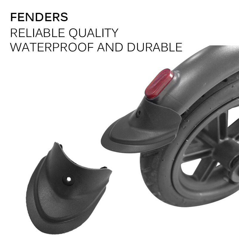 4Pcs Rear Front Mudguard Tyre Splash Fender Guard with Extended Mudguard for Xiaomi Mijia M365 Electric Scooter Parts
