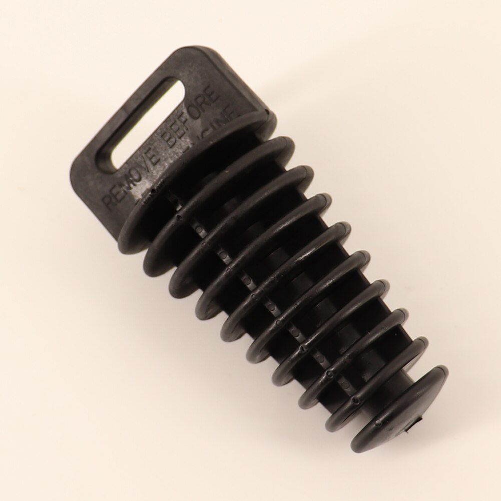 Exhaust tube plug Muffler washing WaterProof Plug for Dirt Pit Bike Motortcycle Supermoto street bikes ATV: black