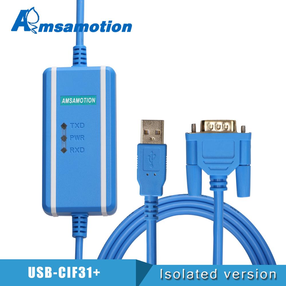 Usb Switch Seriële Kabel CS1W-CIF31 + USB-CIF31 Usb Naar R232 Optische Isolatie Programmering Kabel USB-RS232 Adapter Converter Kabel