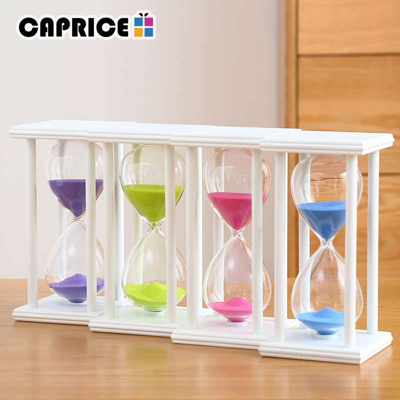 Timeglas 60 minutter sand ur ur en times timer træ timing ur boligindretning moderne dekoracion hogar moderno sl -4z