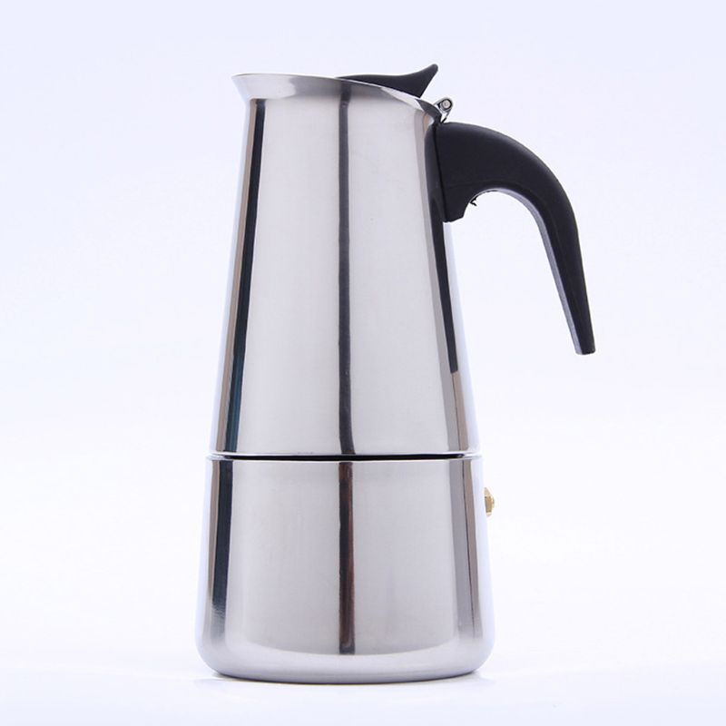 4/6Cup Coffee Maker Pot Espresso Latte Percolator Electric Stove Home Office Kitchen Supplies