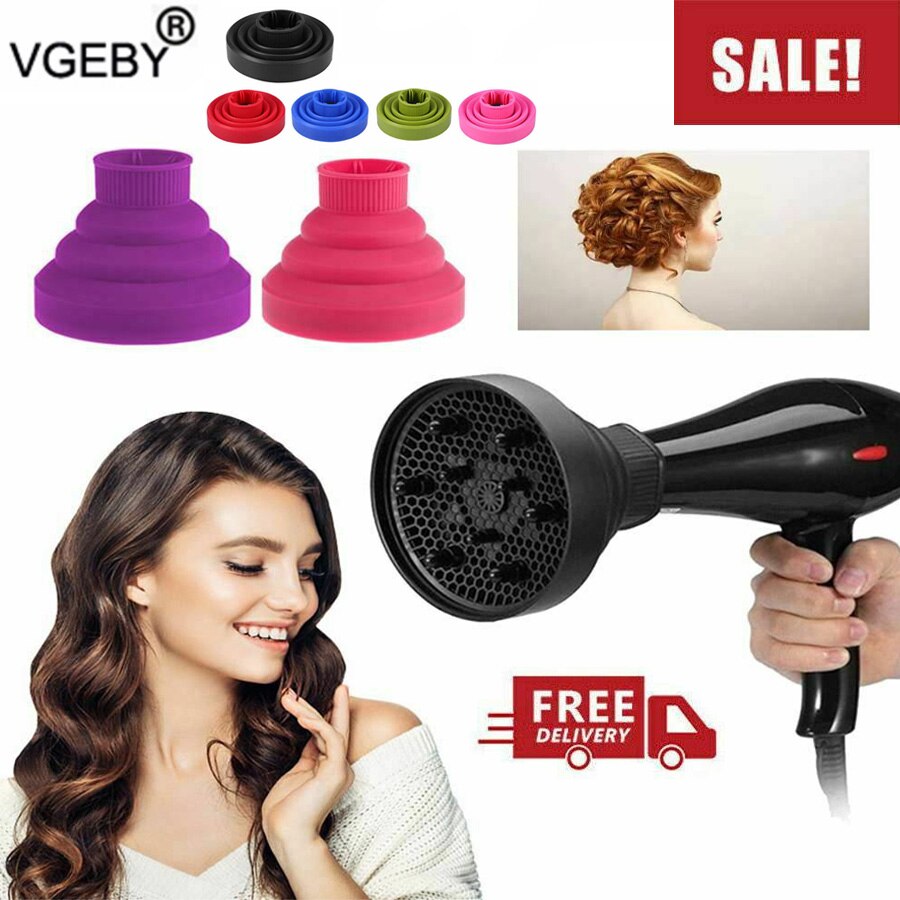 Universal hårkrøll diffuser cover diffuser disk hårtørrer krølletørring blæser hårkrøller styling værktøj tilbehør