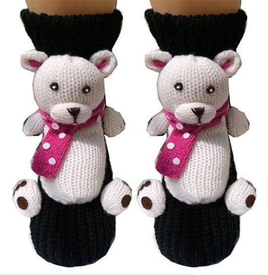 Shpping livre, meias De Natal para as mulheres, andar santa meias, decorações, presentes de Natal, santa boneco de neve e renas padrão: 2
