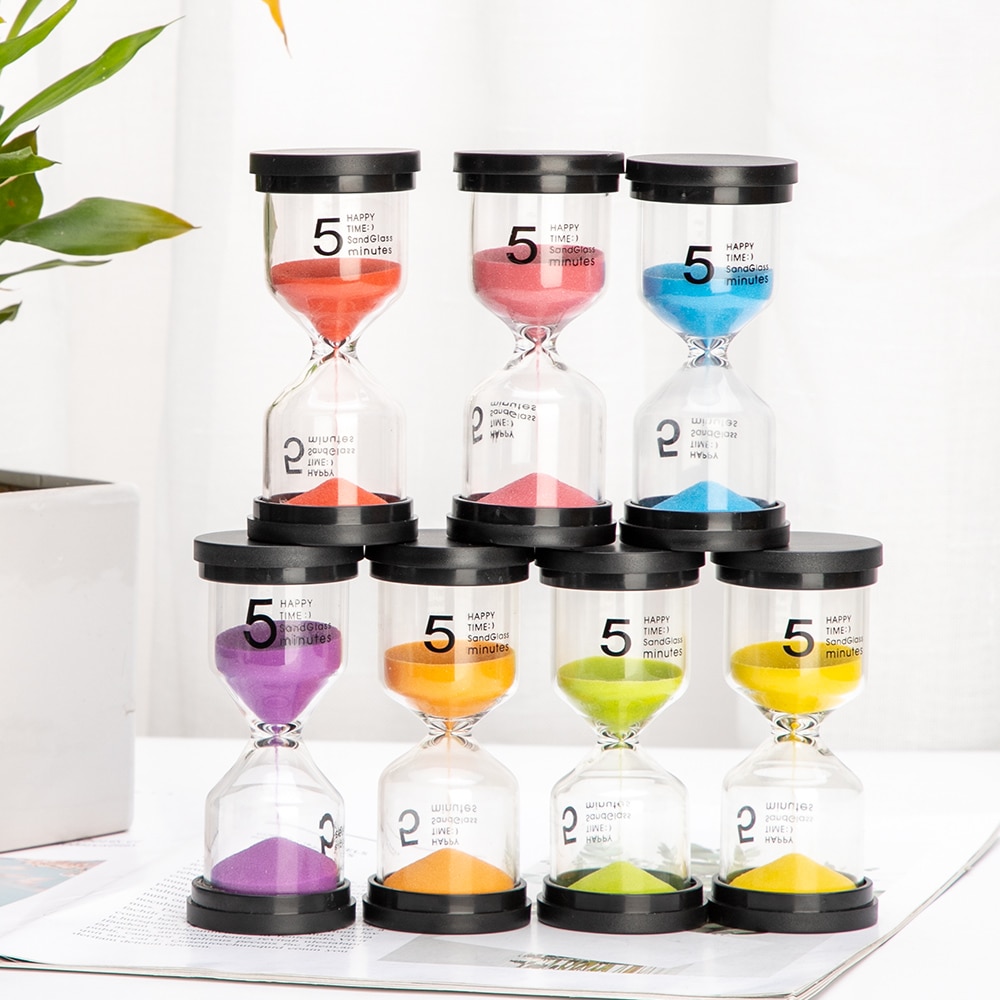 Hourglass 1/3/5/10/15/30 Minutes Timer 60 Minute Sand Watch Clock One Hour 45 Mins Timer Home Decoration Accessories