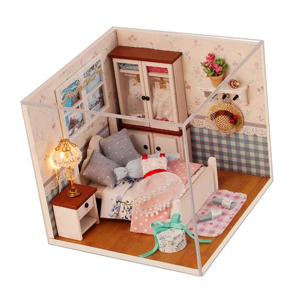 1:24 Dollhouse Miniature DIY European Style Prince Handcrafts Miniature Project Doll House Kits Handcraft Accessories