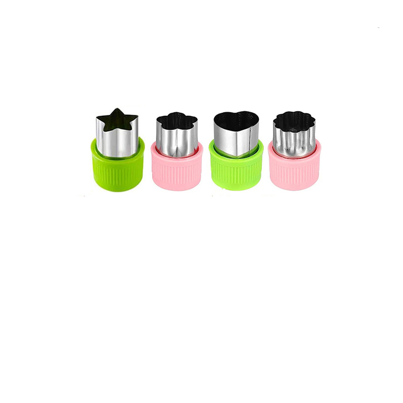 Cute Mini Food Picks Children Animal Toddler Cartoon Snack Cake Dessert Food Fruit Forks With Cutter Silicone Lunch Box Dividers