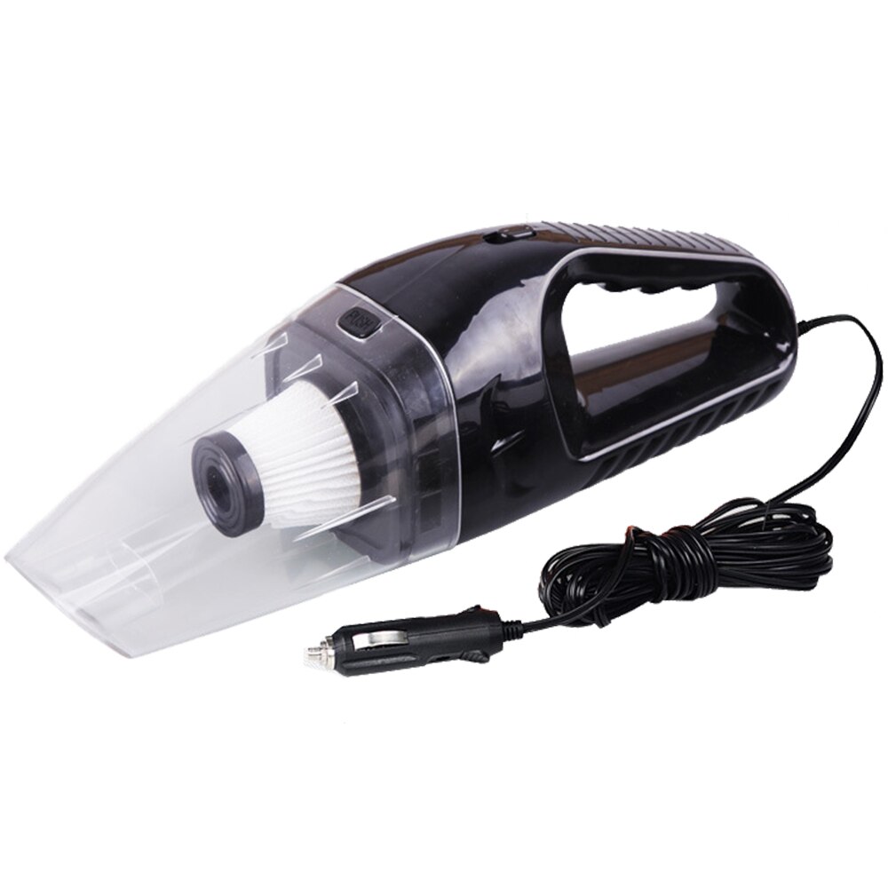 Car Vacuum Cleaner 120W High Power Strong Scution 5m Power Cord Dry And Wet Dual Use For Home Car Office: black