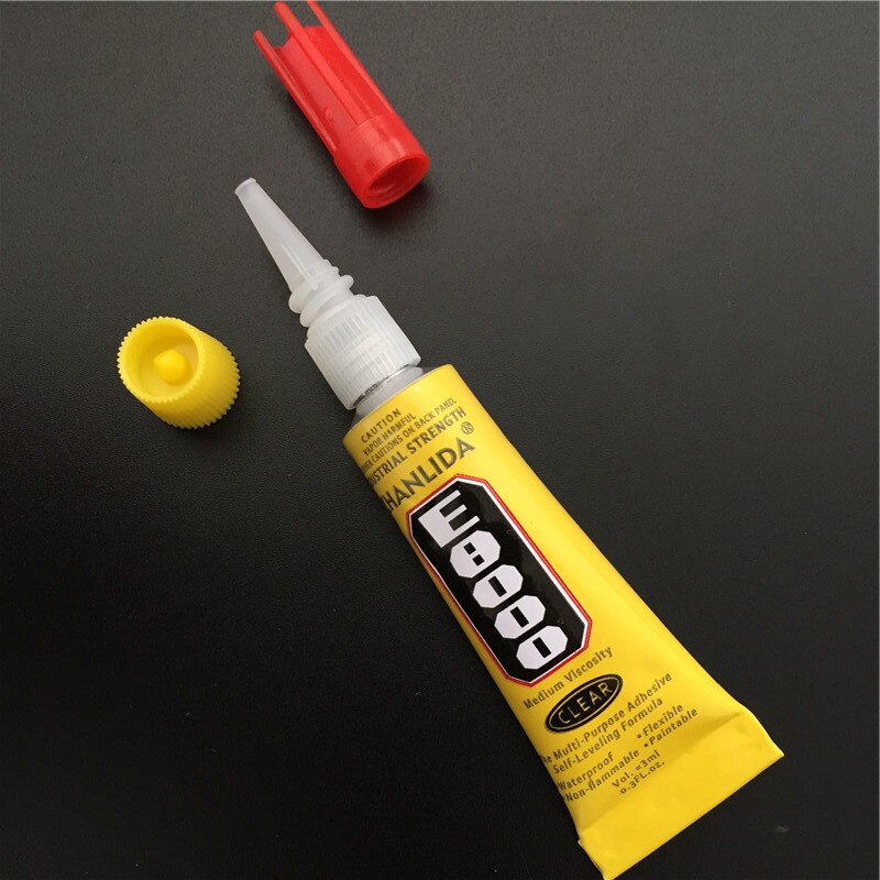 Neue 3ml E8000 Bildschirm Reparatur Kleber für Handwerk DIY Glas Kristall Handwerk Gummi Festen Glas Gel Heiße Besser B-7000 touchscreen