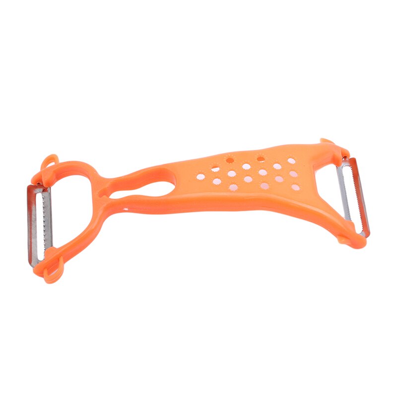 Keuken groente fruit dunschiller keukengereedschap gadgets hulp juliennesnijder snijmachine fruit groente gereedschap gadget: Oranjerood