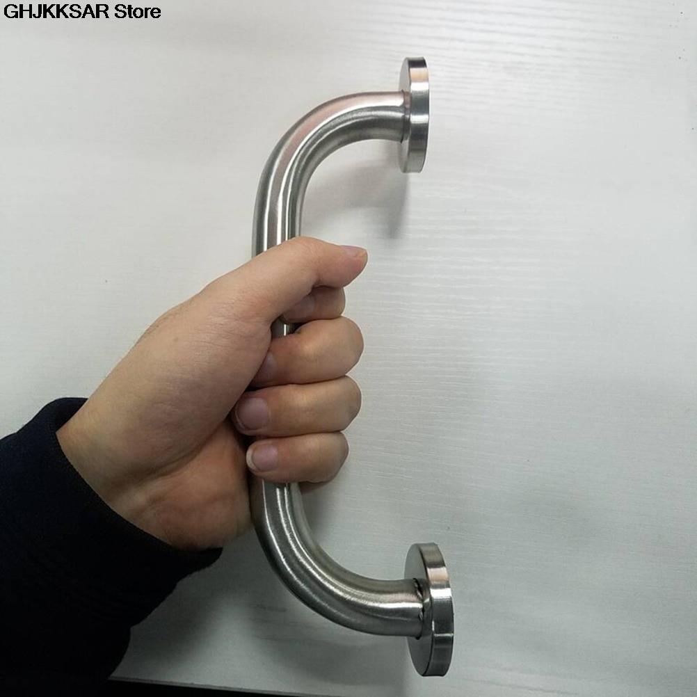 1Pc Bathroom Shower Tub Hand Grip Stainless Steel Safety Toilet Support Rail Disability Aid Grab Bar Handle