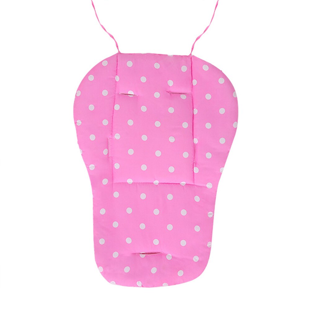 Double-Sided Waterproof Stroller Seat Cushion Colorful Soft Mattresses Carriages Seat Pad Stroller Mat Accessories: pink