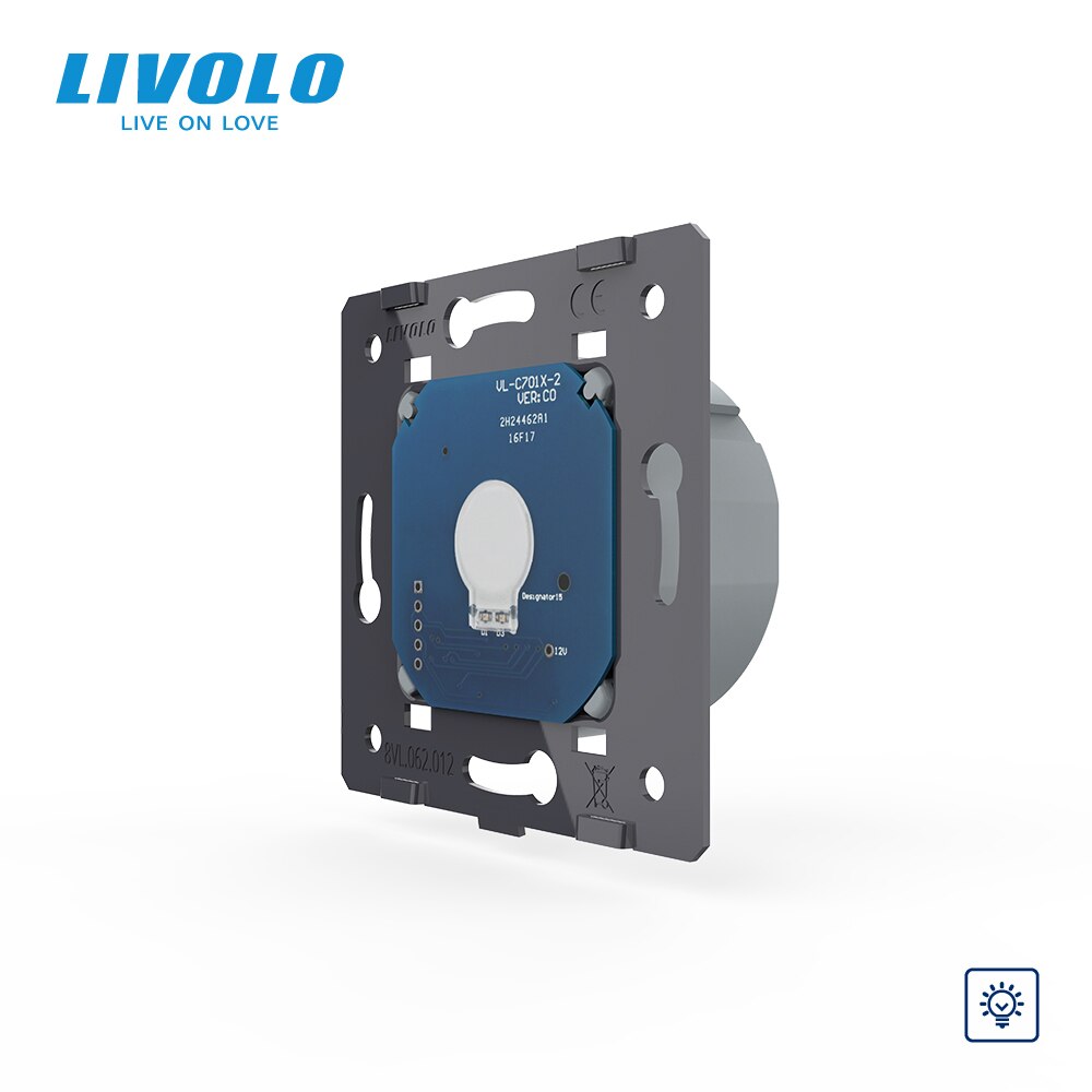 Livolo Eu Standaard Dimmer Zonder Glass Panel, Ac 220 ~ 250V, muur Light Touch Dimmer, VL-C701D