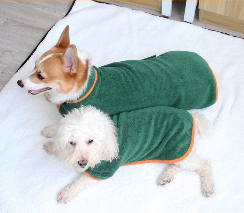 Toalla para mascotas, albornoz para perros, toalla de secado superabsorbente para mascotas, toallas de baño de microfibra para perros, Toalla de baño de secado rápido para gatos, suave abrigo para mascota
